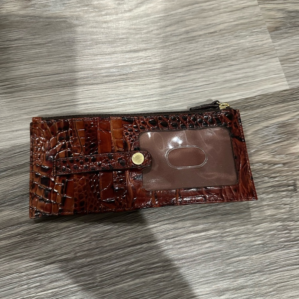 Brahmin Crocodile Embossed Wallet